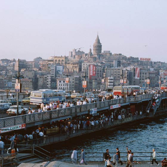 Istanbul sits on the Bosporus, which forms part of the border between Europe and Asia.