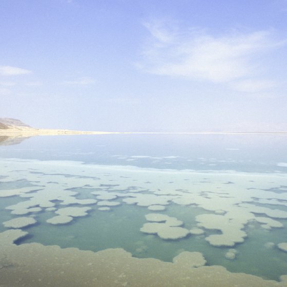 The Dead Sea sits on Palestine's western edge.