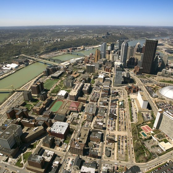 Pittsburgh International Airport is about 20 miles from downtown.