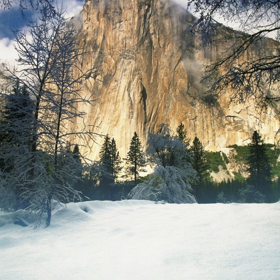 El Capitan is among the most well-known climbing areas at Yosemite National Park.