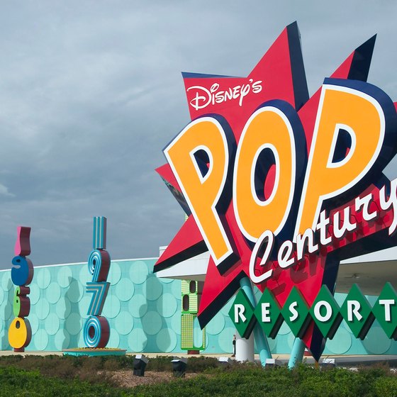 Disney's Pop Century resort, which opened in 2003, pays tribute to the 1950s through the 1990s.