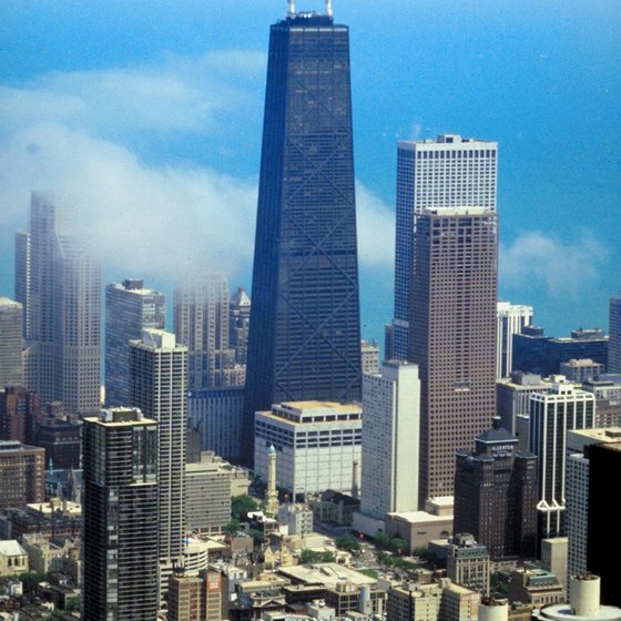 View the city from the John Hancock Center's observation deck.