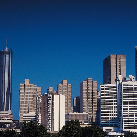 Sunny skies are common during Atlanta summers.