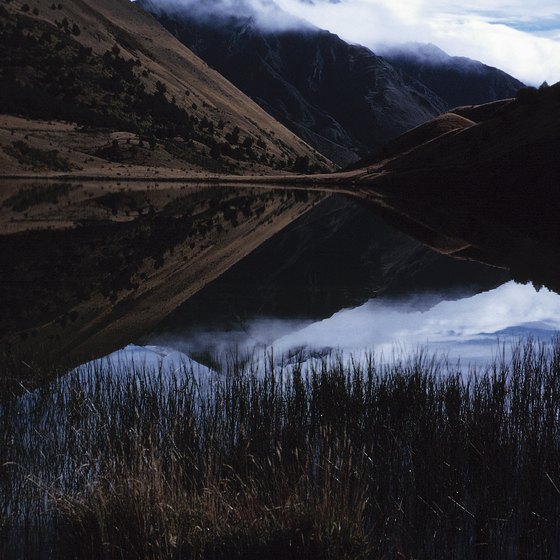 New Zealand's South Island has many mountain drives.