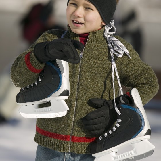 Treat your kids to a day of ice skating in NYC.