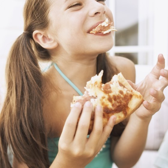 Pizza restaurants, with food for the entire family, are often popular with kids.