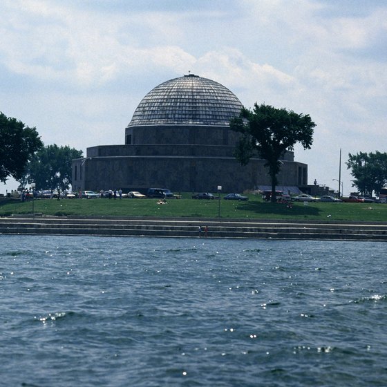 The Greek consulate in Chicago is about two miles from the Adler Planetarium.