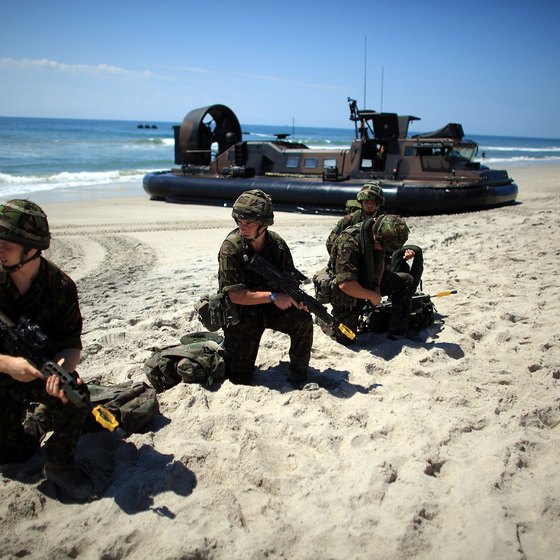 Camp Lejeune periodically hosts international training exercises.