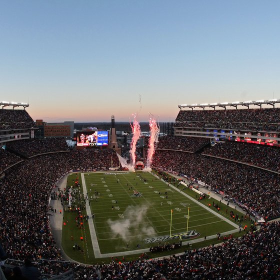 South of Boston, travelers can visit Gillette Stadium, home of the New England Patriots and the Revolution.