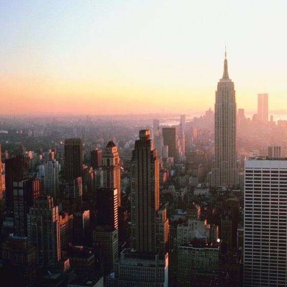 New York City's skyline has several famous and prominent buildings.