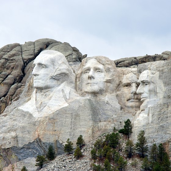 Keystone, South Dakota, provides services for travelers to Mount Rushmore.