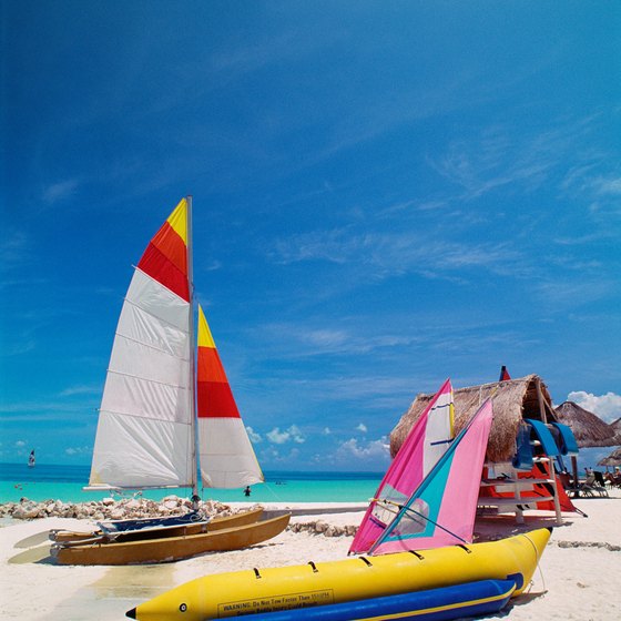 Cancun offers beautiful beaches and water activities.