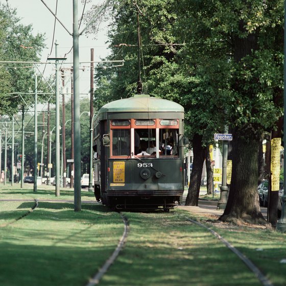 The St. Charles Avenue streetcar.