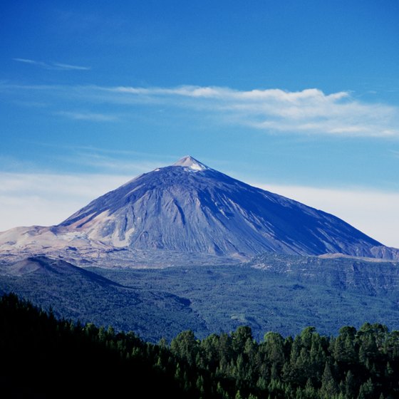 Spain's Canary Islands are volcanic in origin.