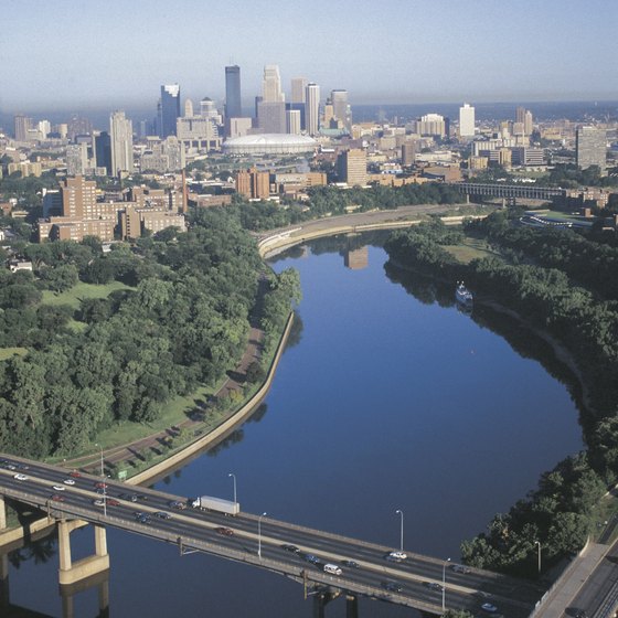 You can explore Minneapolis from the mighty Mississippi River.