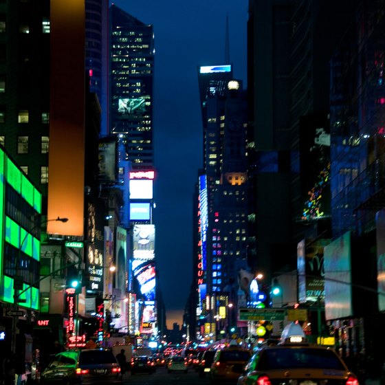 Guests can stay just steps from the heart of Times Square in hotels along 44th Street.