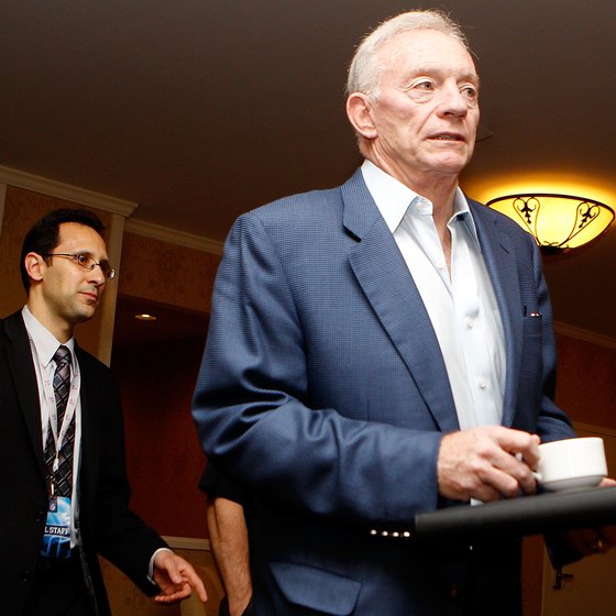 Jerry Jones is the Cowboys owner and driving force behind the building of Cowboys Stadium.