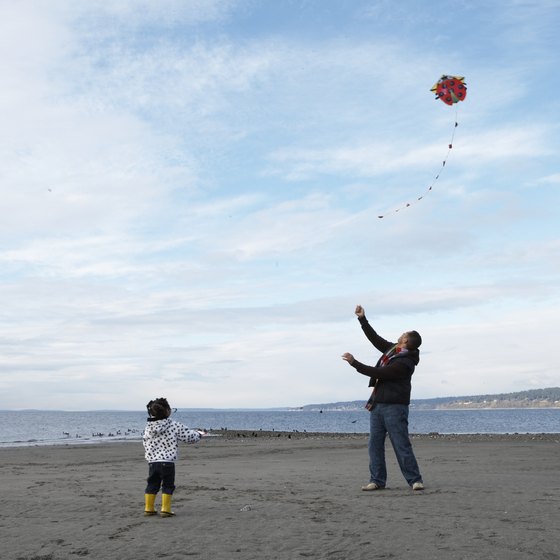Fly a kite on one of Snohomish County's beaches.