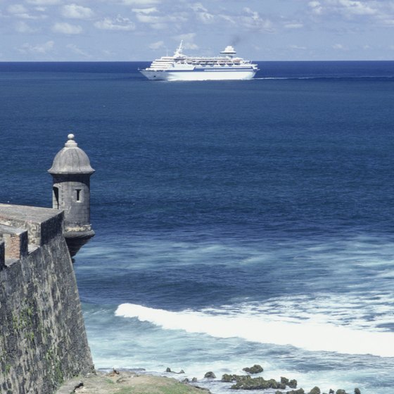 Thousands of tourists cruise to San Juan, Puerto Rico, each year.