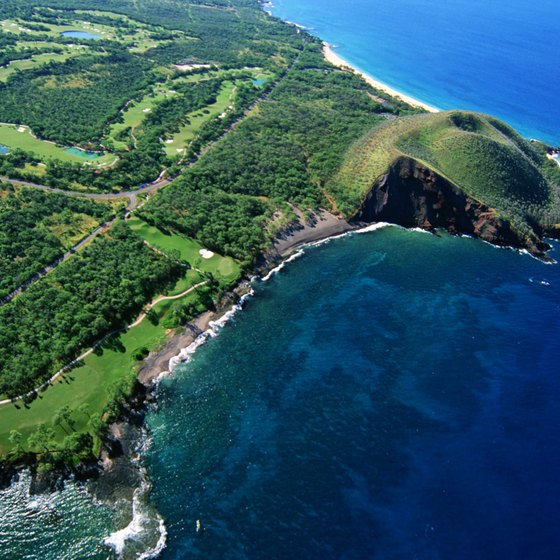 Wai'anapanapa State Park is located on Maui.