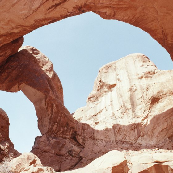 Arches National Park offers hiking and mountain biking.