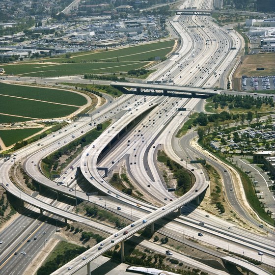 From Irvine's freeway system, travel west to Orange County's beaches.