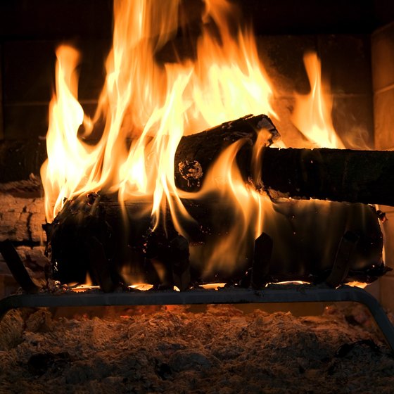 Gatlinburg accommodations allow you to get cozy in front of the fire.