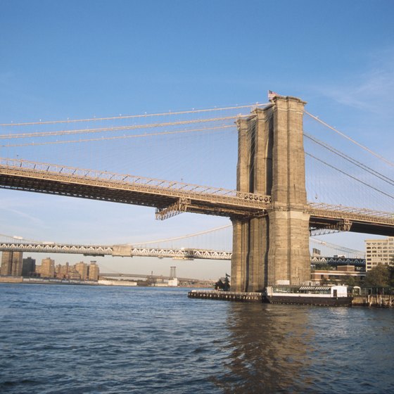 A Circle Line cruise will carry you underneath the Brooklyn Bridge on your day in NYC.