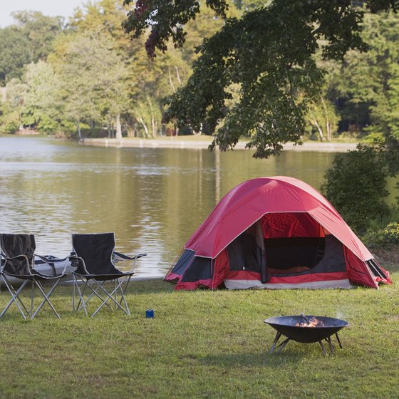 Many campgrounds in Charlotte County include lakes.