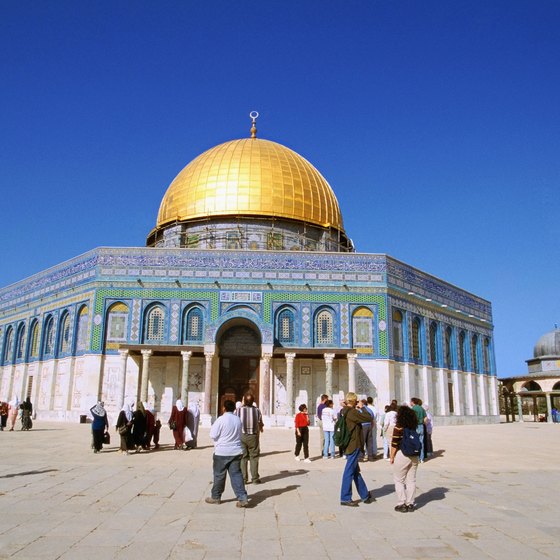 Cover up when visiting religious sites like the Dome of the Rock.
