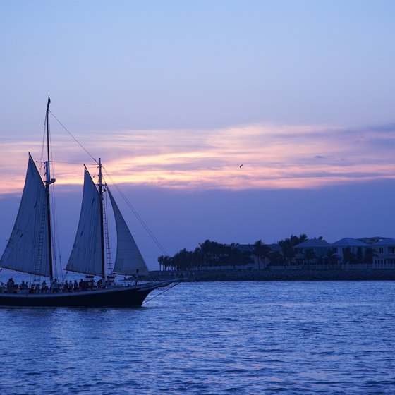 Sailing at sunset makes its own magic.