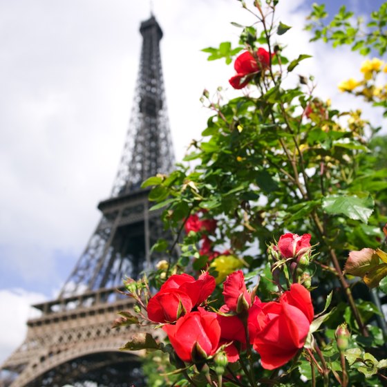 The Eiffel Tower is one of Paris' most recognized landmarks.