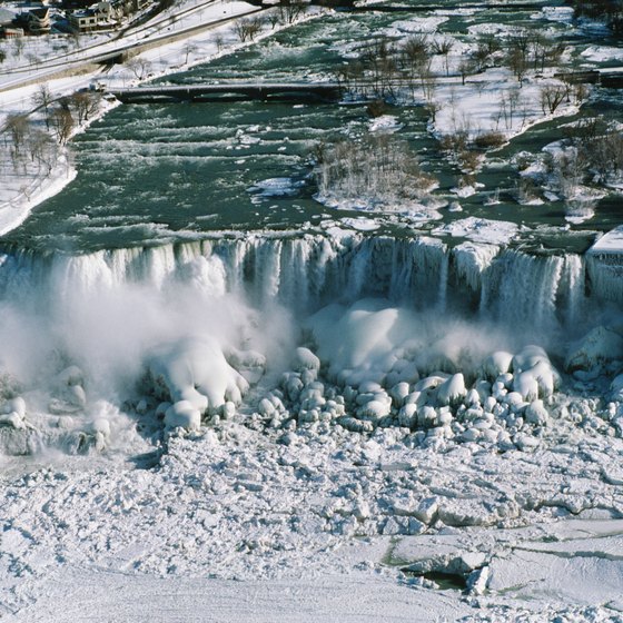 Cross into Canada from New York City at Niagara Falls.