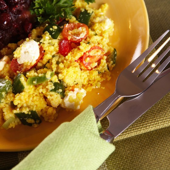 Try a couscous dish while dining on Tunisian food in New York City.