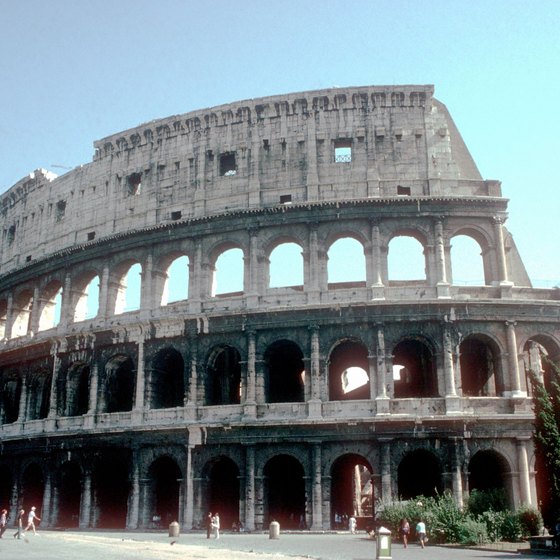 The Colosseum is one of Rome's main attractions.
