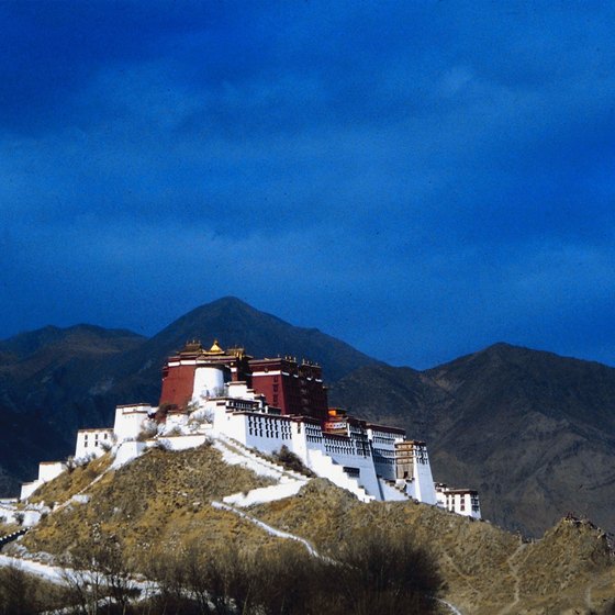 High in the Himalayas, Tibet offers a variety of stunning scenery.