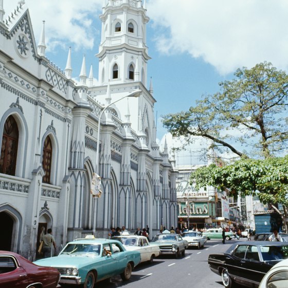 Colonial buildings are an integral part of Caracas' cultural history.