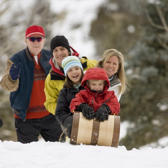 Take the whole family out for an afternoon of sledding in a central Ohio park.