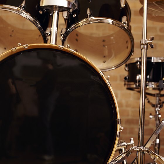 A drum set or kit can include dozens of parts.