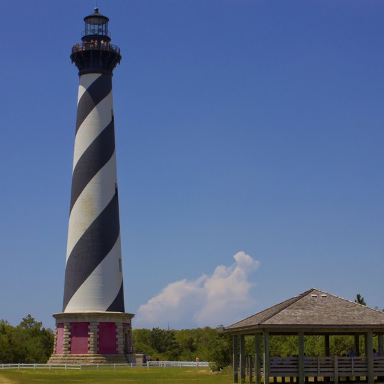 The Cape Hatteras Light shines on the "Graveyard of the Atlantic."