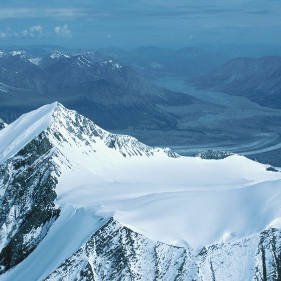 Snow covers Yukon's soaring mountaintops for much of the year.