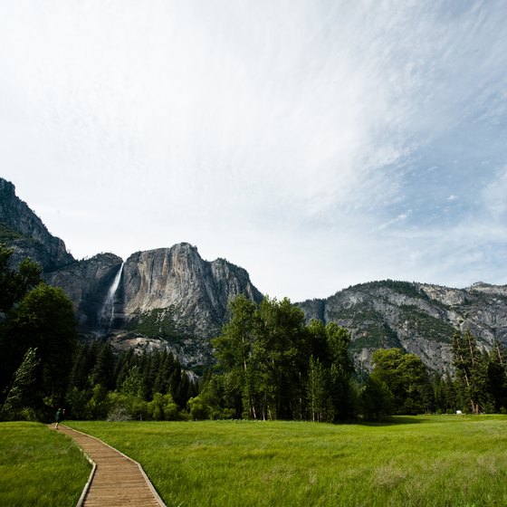 Lodging is easy to come by in the vicinity of Yosemite National Park's entrances.