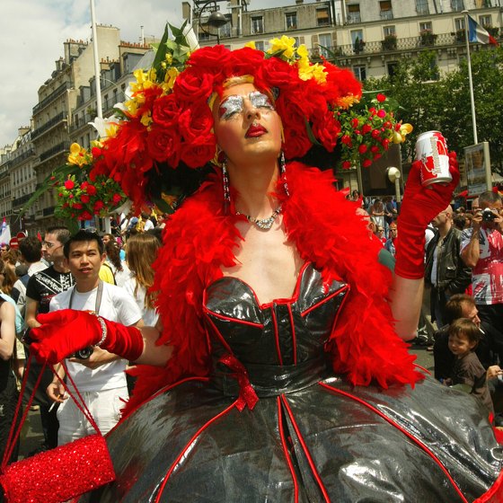 Gay Pride is held in Paris every June.