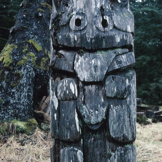 Haida Gwaii is known for its intricately carved totem poles.