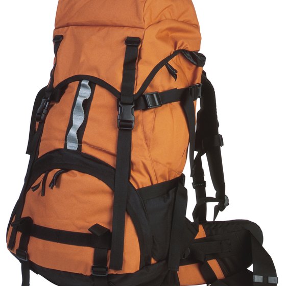 A large backpack can replace a traditional suitcase when traveling.