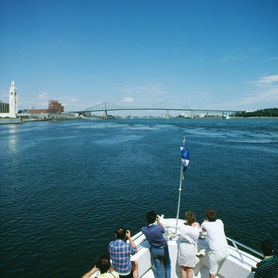 Cruises on the St. Lawrence River offer a unique perspective of Montreal.