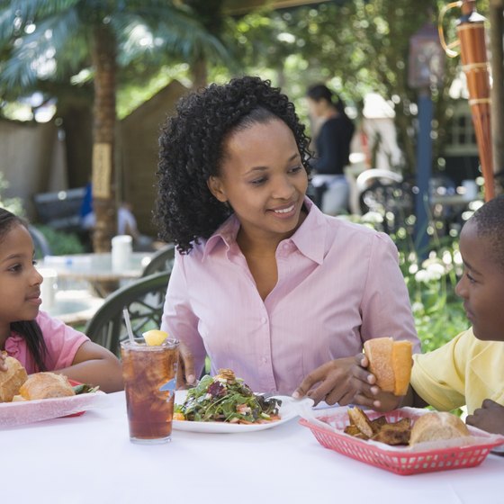 Many Hammond restaurants cater to families.