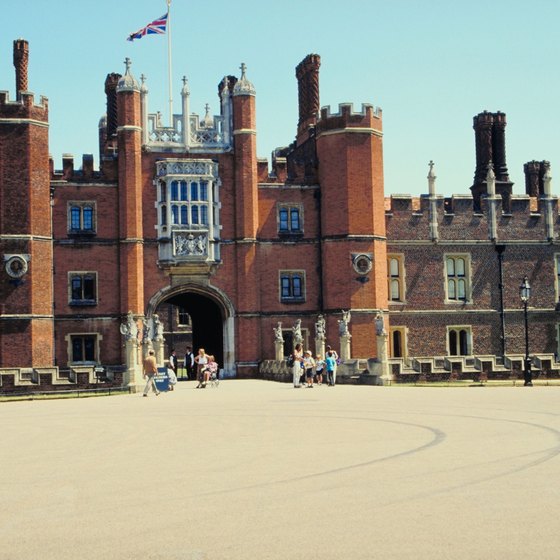 Hampton Court Palace in the London Borough of Richmond upon Thames.