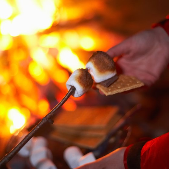 S'mores are a campfire favorite.