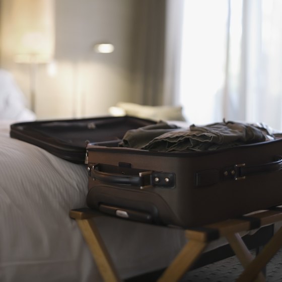 Everything you need can fit in a carry-on suitcase.